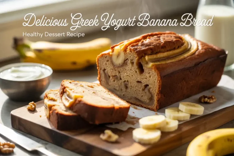 Delicious Greek Yogurt Banana Bread Healthy Dessert Recipe