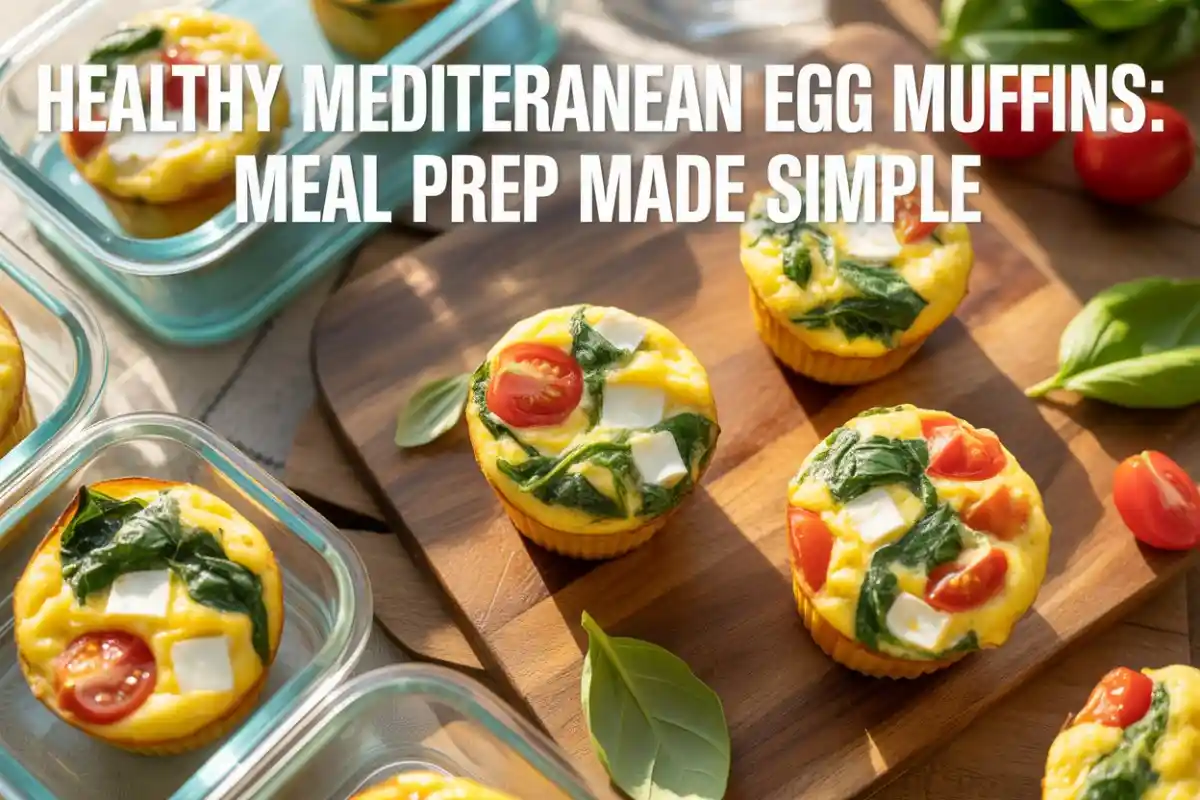Healthy Mediterranean Egg Muffins: Meal Prep Made Simple
