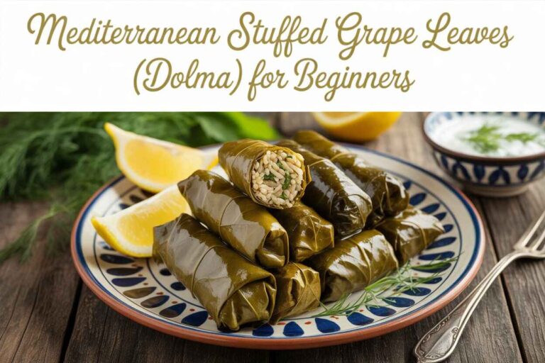 Mediterranean Stuffed Grape Leaves (Dolma) for Beginners
