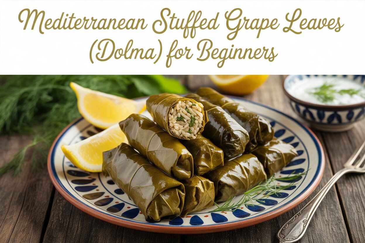 Mediterranean Stuffed Grape Leaves (Dolma) for Beginners